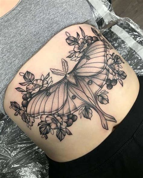 moth underboob tattoo|Top 10 sternum moth tattoo women ideas and inspiration